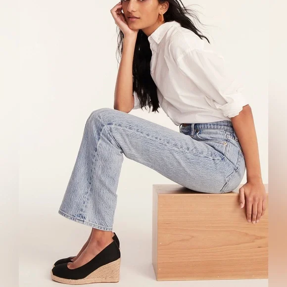 JCREW Seville Espadrille Wedge in Metallic Grey Canvas Jute Heel Shoe Womens- 7 - Picture 2 of 7